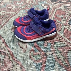 Stride Rite Purple & pink Light up Kids Sneakers size 10W